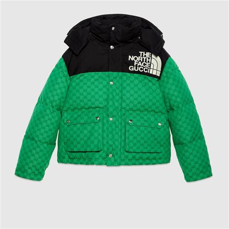 north face gucci green coat|north face Gucci coat women's.